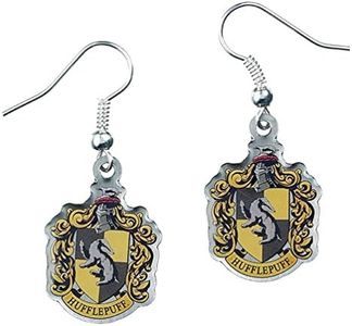 HARRY POTTER Official Licensed Jewelry Earrings (Hufflepuff Crest)