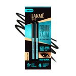 LAKMÉ Eyeconic Black Kajal 0.35 g (Combo Pack of 2) Matte Kohl Liner in a Twist Up Pencil - Waterproof|| Smudge Proof & Long Lasting Eye Makeup