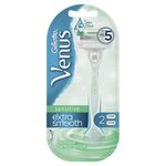 Gillette Venus Embrace Sensitive Womens Razor, 1 Razor Handle & 2 Razor Blade Refills