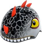 Youth Kids Bike Helmet with Dinosaur 3D Design, Adjustable Lightweight for Child Boys & Girls, Multi-Sports Helmet for Bicycle Scooter Skateboard, 2 Sizes for Kids Age 8-10-12-14 Years (Black M)