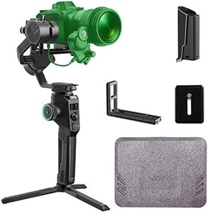 Moza Aircross 2 - Ultra-Lightweight 3-Axis Electronic Gimbal Stabilizer for Mirrorless Cameras (Max Payload (3.2kg/7lbs) - Black