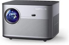 [Auto Focus/Keystone] Projector 4K with WiFi 6 and Bluetooth 5.2, 1000 ANSI Lumens WiMiUS Native 1080P Outdoor Projector, 50% Zoom, Home 4K Projector Compatible with iOS/Android/HDMI/TV Stick