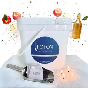 Foton Pearled Candle Sand 9lb Snowy Cider Scented Bulk Wax Candle Powder