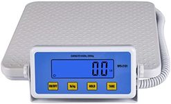 ScaleBelly Professional Physician Scale, 440 lb Home Gym Office Medical Floor Scale, High Capacity Scale for Wrestler Powerlifters