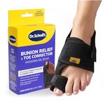 SharpCost Dr. Scholl's Bunion Relief & Toe Corrector, 1 Support Set (1 Left, 1 Right)