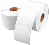 Arkscan 2 Rolls of 2" Circle Direct Thermal Label, 750 Labels per Roll - for Zebra & Arkscan Printers