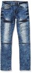 Southpole Boys' 20325-3121 MSB Jeans, Medium Blue Front Pocket