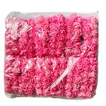 creative balloons Artificial Foam Rose Flowers Pink Foam Rose Fake Flower Heads Gift Flowers Wedding Birthday Memorial Day DIY Foam Flowers for Crafting Home Office Decoration 144pcs