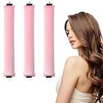 DODKOI 3 Pcs Heatless Hair Curler Overnight Blowout, for All Hairs Types, Hair Rollers Hair Styling Tools for Women Girls, Soft Heatless Curlers Headband for Sleeping (Pink (2 pc))