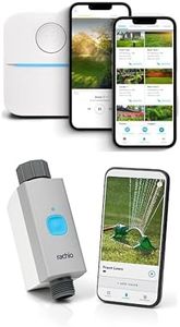 Rachio 3: 8 Zone Smart Sprinkler Controller + Smart Hose Timer Bundle (Automate Water & Sprinkler Schedules for Lawn, Garden, & Yard Care)