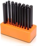 HORUSDY 28-Piece Transfer Punch Set - Precision Alloy Steel, Heat Treated for Durability and Rust Resistance, SAE Sizes 3/32" to 17/32", Professional Tool Set