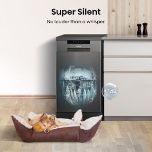 Hisense 16-Place Dishwasher – White, Large Capacity