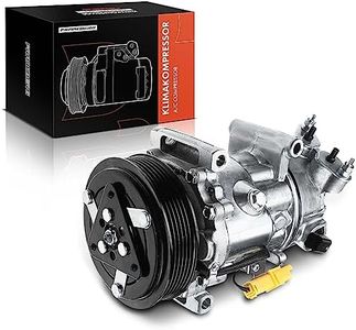 Frankberg Compresseur Climatisation avec attelage Compatible avec 207 WA WC WD WK 307 3A/C 3E 3B 3H Berlingo B9 C3 SC SH 308 4B 4A 4C 4E 4H C4 LA LC UA UD Remplacer# 9659875780, y compris huile prép