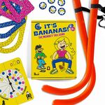 It's Bananas! The Monkey Tail Game - Funny Family Game for Adults, Kids, & Teens - Ages 6+, 2+ Players, Top 10 Best Board Games 2023 for Party, Birthday, Thanksgiving, Christmas, Game Night