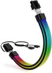 Sirlyr RGB 8 Pin PCIE Cable,Bright 