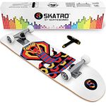 SKATRO - Pro Skateboard 31" Complete Skateboard. Skate Board Ages: Adults, Boys, Girls, Beginners, and Kids