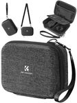 K&F Concept Digital Camera Case, Protective Camera Bag, Lightweight Camera Sling Bag Compatible with Kodak Pixpro/Canon PowerShot/Canon Ivy Mini/Canon Ivy 2 Mini for Travel - Black