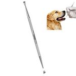 Dental Double Headed Tarter Scraper Dental Tooth Scaler Plaque Remover (Perfect for Cats and Dogs) Stainless Steel Teeth Cleaning Tool