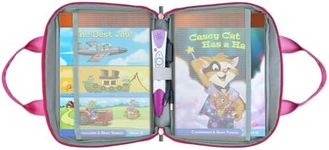 Carrying Bag Compatible with Leapfrog LeapReader System Learn-to-Read 10 Book Mega Pack, Compatible with Leapfrog LeapReader Reading and Writing System, Pink