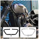 Crash Bars for T.r.iumph Bonneville Bobber T100 T120 Street Twin Cup Thruxton 1200 R Motorcycle Highway Engine Guard Bumper Frame Falling Protectors 2016 2017 2018 2019 2020 2021 2022 (Black)