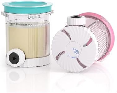 Togameoy Creami Swirl Pints and Lids NC701 NC701C Compatible with Ninja Swirl CREAMi Ice Cream and Soft Serve Maker (NC700 Series), Food-grade & Dishwasher Safe, Creami Swirl Containers NC701, 2 Pack