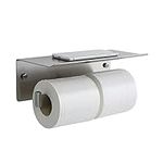 Double Toilet Paper Holder with She