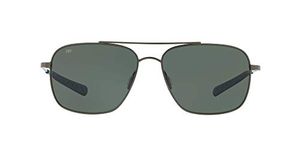 Costa Del Mar Costa Canaveral Titanium Frame Gray Plastic Lens Unisex Sunglasses CAN185OGGLP