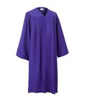 GradClassical Unisex Matte Graduation Gown Only for High School and Bachelor, Choir Robes for Church, Judge Costumes, Halloween Costumes (Purple 60"(6'3" ~ 6'5"))