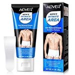 Hair Removal Cream, Intimate/Private Area Hair Remover for Men, Fast & Painless Hair Removal for Underarm, Chest, Back, Legs, and Arms, Effective & Painless Depilatory Cream, Suitable For All Skin Types