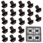 IMPRESA 20-Pack of Viking Range - Compatible Grate Rubber Feet Bumpers - Heat-Resistant Material, Works with Many Gas Stove Burner Grates - Equivalent to PD040035 Foot Products