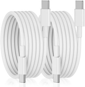 USB C to USB C Cable PD Fast Charging 100w Cable 2M and 2Pack,USB Type C to Type C Data Cable for Androids, for MacBook and for Samsung NOTE10/20 S20/21/22/23 Many More