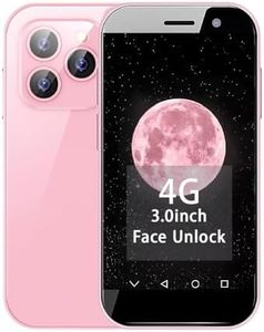 IBOZOU Mini 4G Unlocked Smartphone 3.0 Inch Dual Sim Quad Core 2600mAh Kids Mini Phone Premium Child Phone Small Phone Student Pocket Cellphone, 3+32GB (Girl Pink)