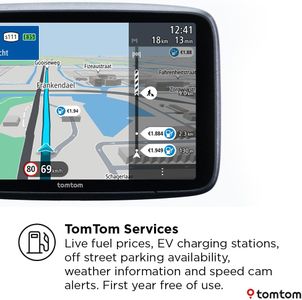 TomTom GO Superior 7" Car Sat Nav – Traffic, Speed Alerts, WiFi, World Maps