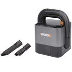 Worx WX030.9 Car Vacuum Cleaner 20V (S/Bat), 20 V, Black