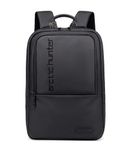 Arctic Hunter Slim Laptop Backpack for Men Women Lightweight 18L Expandable Backpack Shockproof 15.6" Laptop Pocket Water-resistant Daypack Compact Computer Bag for Casual Office Daily College, Black