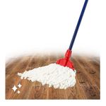 Hyde Floor Cleaning Mop - Microfiber Wet Pocha T Mop Stick for Home. (Red)