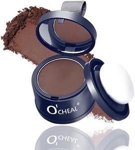 O'CHEAL Hairline Powder Dark Brown, Waterproof Hair Fibers for Thinning Hair, Instantly Root Touch Up Hair Color for Gray Hair Coverage, Long Lasting Hair Line Shadow Toppers Powder for Men and Women