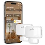 Onvis Thread Door Window Sensor, Bluetooth Smart Contact Sensor, Fast Responsive, Automatic Control of Accessories & Scenes, No Hub Required, Bluetooth, Works with Apple HomeKit (2 Pack)