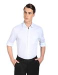 Calvin Klein Men Textured Shirt Collar Tops (46) - AW220SHI017C1U Breezy Blue