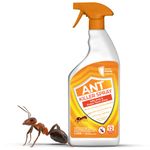 Ant Killer Spray | 1L - Indoor & Outdoor Ant Control Solution | Fast-Acting, Long-Lasting Formula for Complete Ant Lifecycle Control | Suitable for Various Surfaces | Easy-to-Use Spray