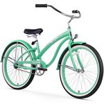 Firmstrong Bella Classic Single Speed Beach Cruiser Bicycle, 24-Inch, Mint Green