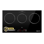 iBELL EMINENCE03 Induction Hob, Electric, 5600W, with 8 Level Power Setting, Auto -Off Protection, Toughened Glass and Touch Controls (Black)