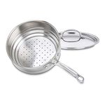 Cuisinart Chef's Classic Centimeter Universal Steamer with Cover, 7116-20 Stainless-Cookware-Collection, Stainless Steel, 20-cm