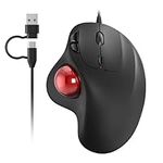 Nulea M509 Trackball Mouse Wired, E