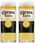 Official 2 x Nucleated Corona Extra Pint Glass Original Glass - Clear, 1pints