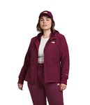 THE NORTH FACE Women's Shelbe Raschel Fleece Hooded Jacket (Standard and Plus Size), Boysenberry, 3X, Boysenberries