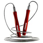 Mogold Speed Jump Rope for fitness Men Women- Self-Locking Design for Quick Adjustment, 360-Degree Spin, Crossfit Jump Rope for the Ultimate Workout Experience