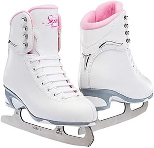 Jackson Ultima SoftSkate Womens/Girls Figure Ice Skates Color: White/Pink Size: 2 Misses