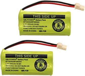 QBLPOWER BT183342 BT283342 BT166342 BT266342 BT162342 BT262342 Battery Compatible with CS6114 CS6419 CS6719 EL52300 CL80111 Cordless Phone(Pack of 2)