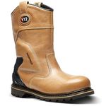 V12 Men's Tomahawk Industrial Boot, Light Brown Tan, 11 UK